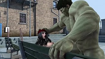 The Hulk แนว 18+ เย็ดสาวน้อยผู้ตัวเล็กซะหีแหกเลย